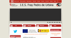 Desktop Screenshot of iesfraypedro.com