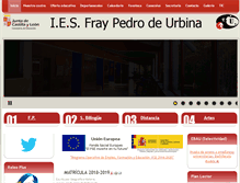 Tablet Screenshot of iesfraypedro.com